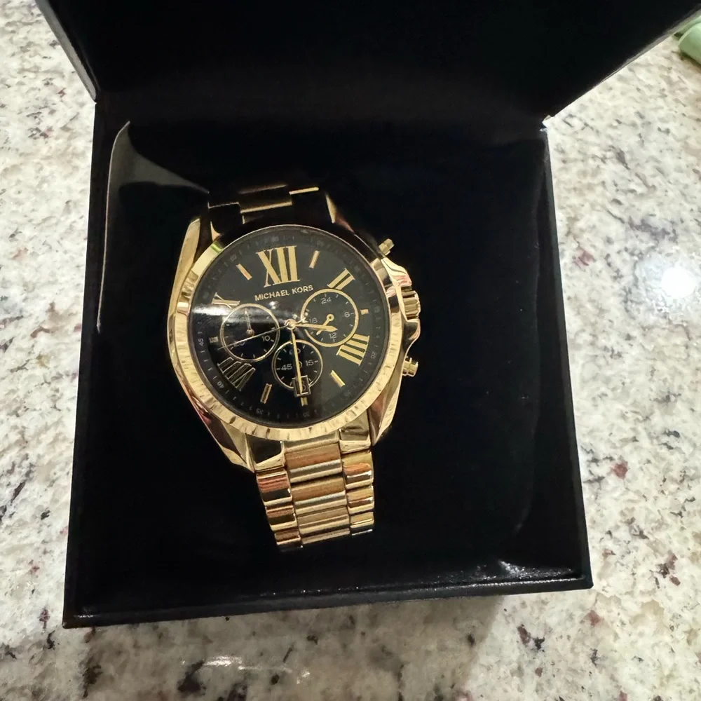 Michael Kors 45mm Bradshaw Watch EUC